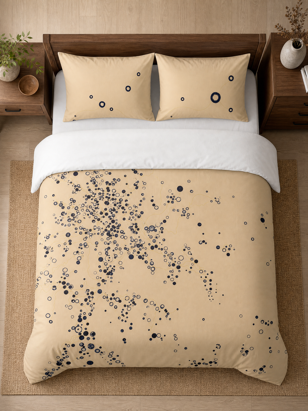 Thirteen Remaining | Duvet Set · 100% Organic Cotton Sateen