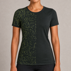 KROWN Damen Kurzarmshirt | Oliv Raster — Winter 2027