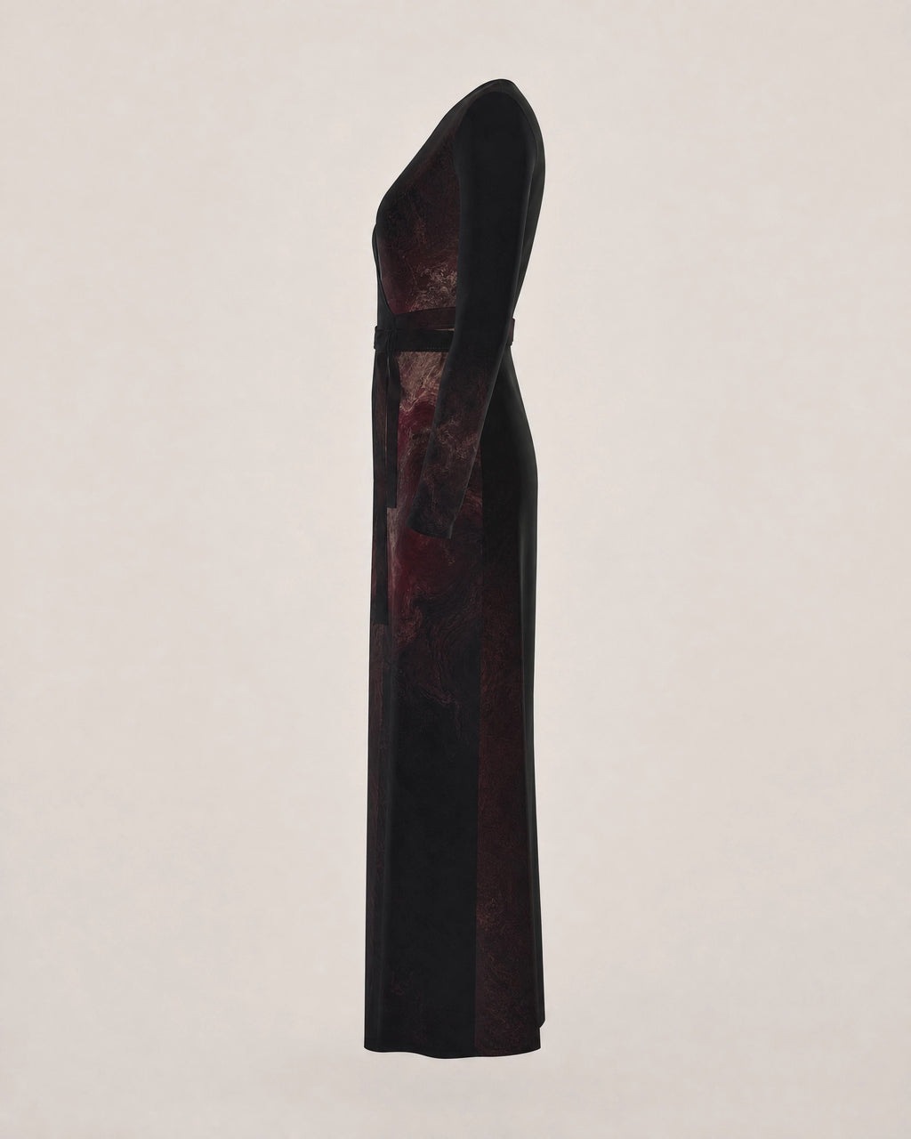 KROWN Wrap Dress | Crimson Nebula — Long