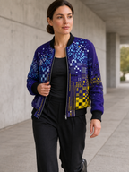 KROWN Ladies Bomber | Static Bloom — Winter 2027