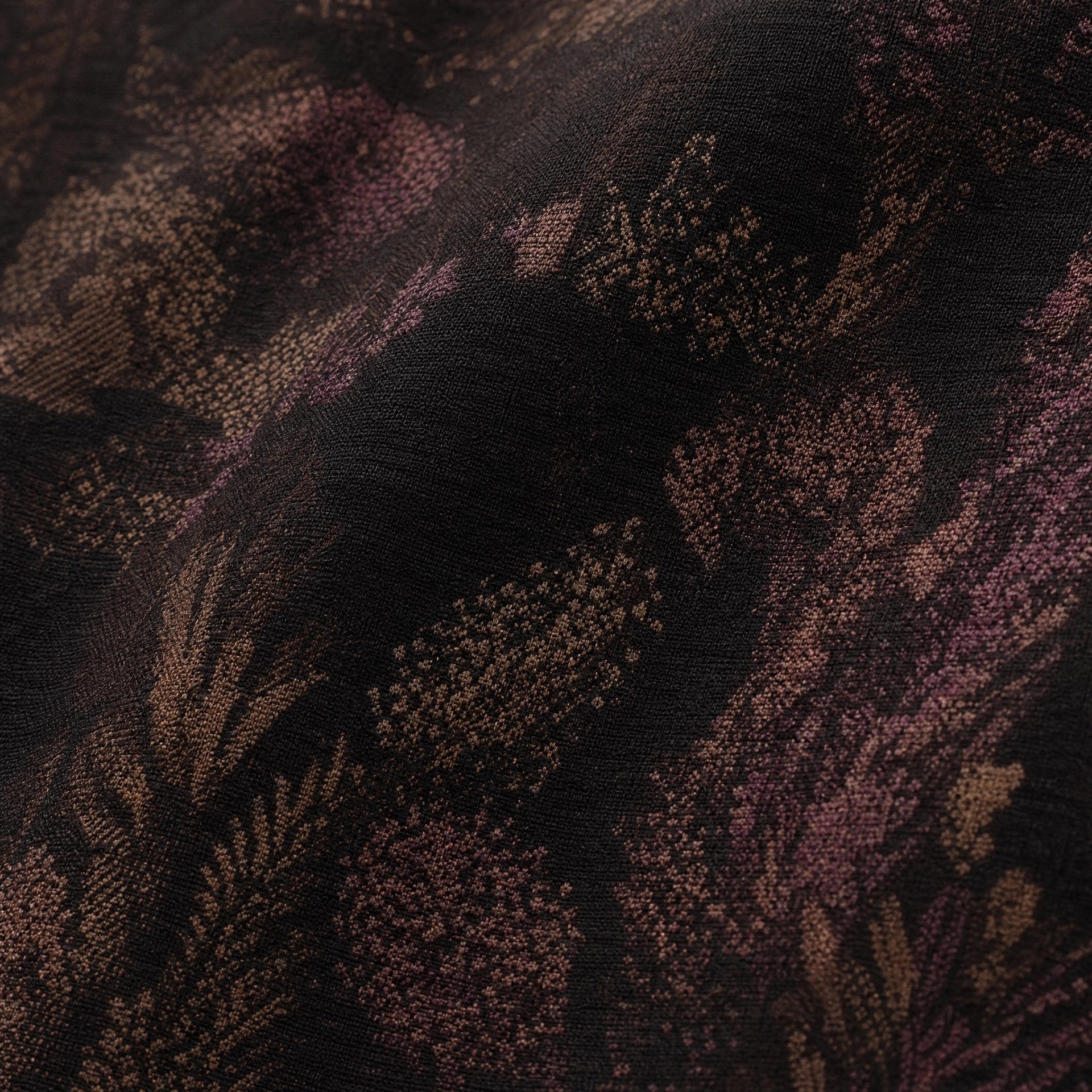 KROWN Wrap Dress | Dark Botanical — Archive