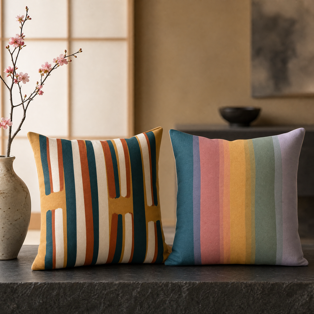 The Deep Cartographer | Pillow Set · Suede Vision