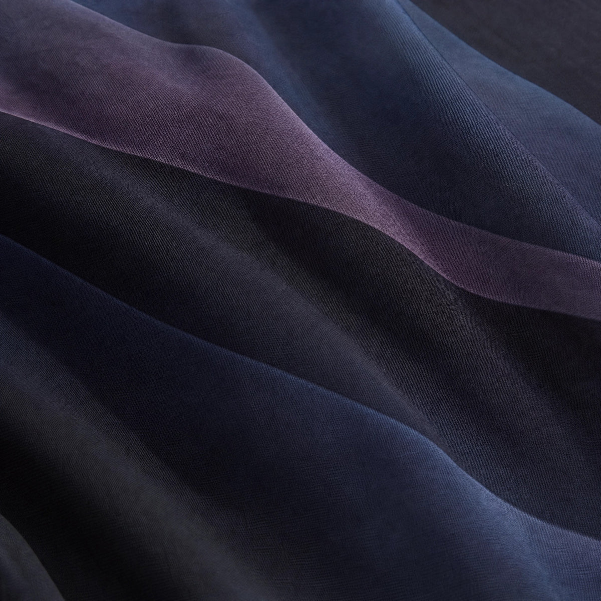 KROWN Wrap Dress | Gradient Wave — Midnight