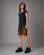 KROWN T-Shirt Dress | Ink Bloom — Dress Capsule