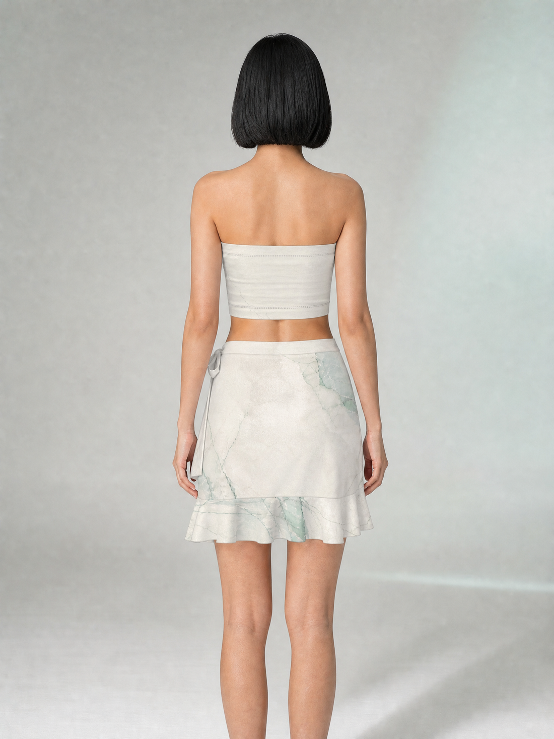 KROWN Flounce Skirt | Sea Glass Vein — Winter 2027