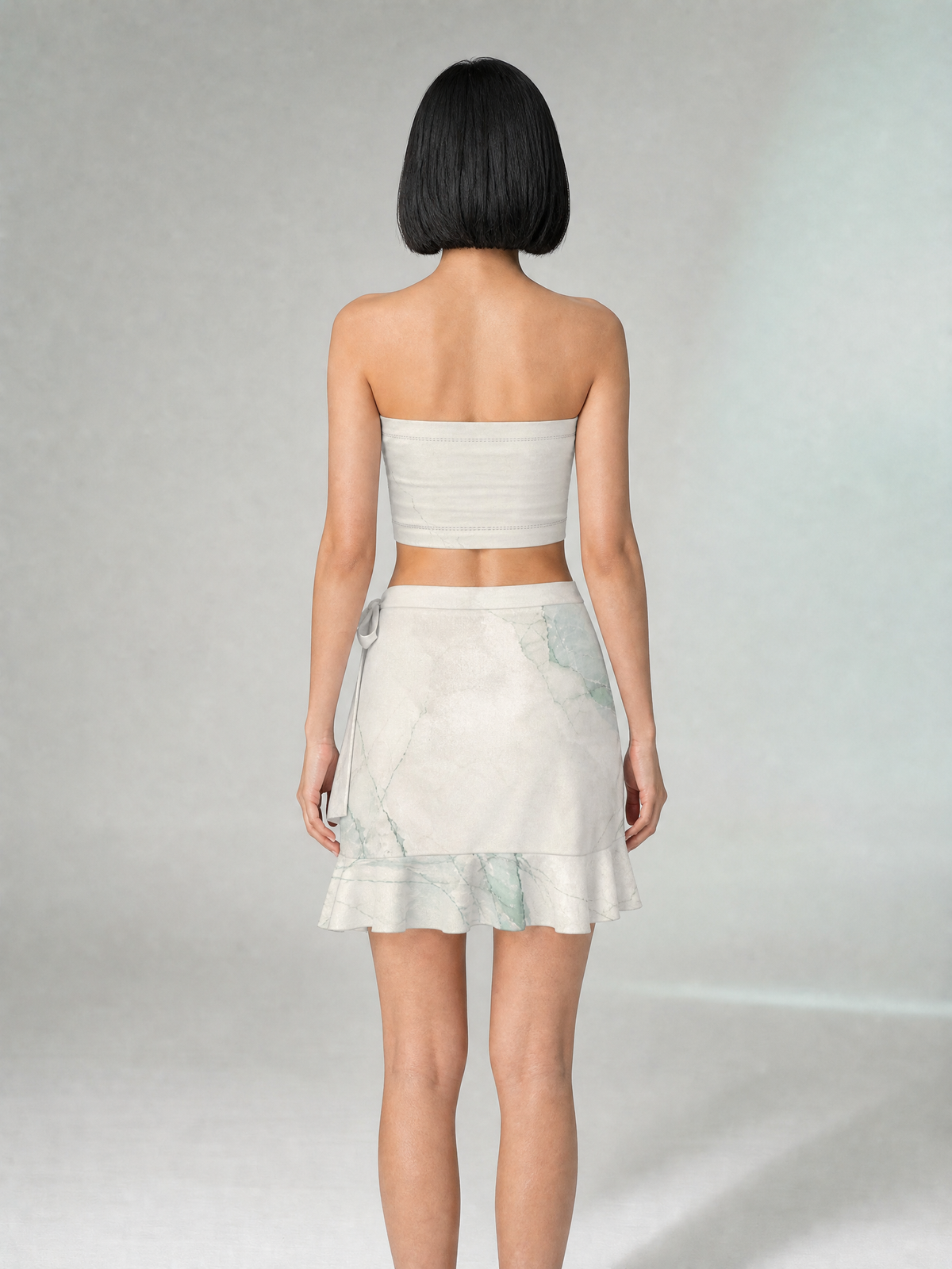 KROWN Flounce Skirt | Sea Glass Vein — Winter 2027