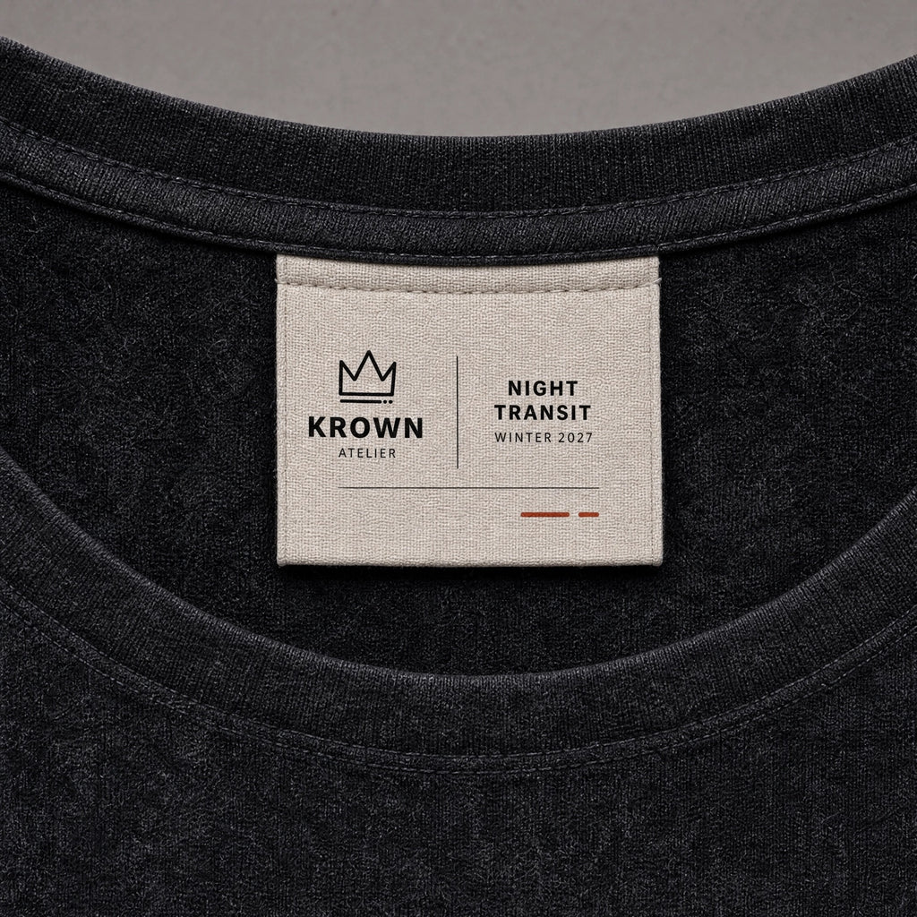 KROWN T-Shirt Dress | Oxidized Signal — Dress Capsule