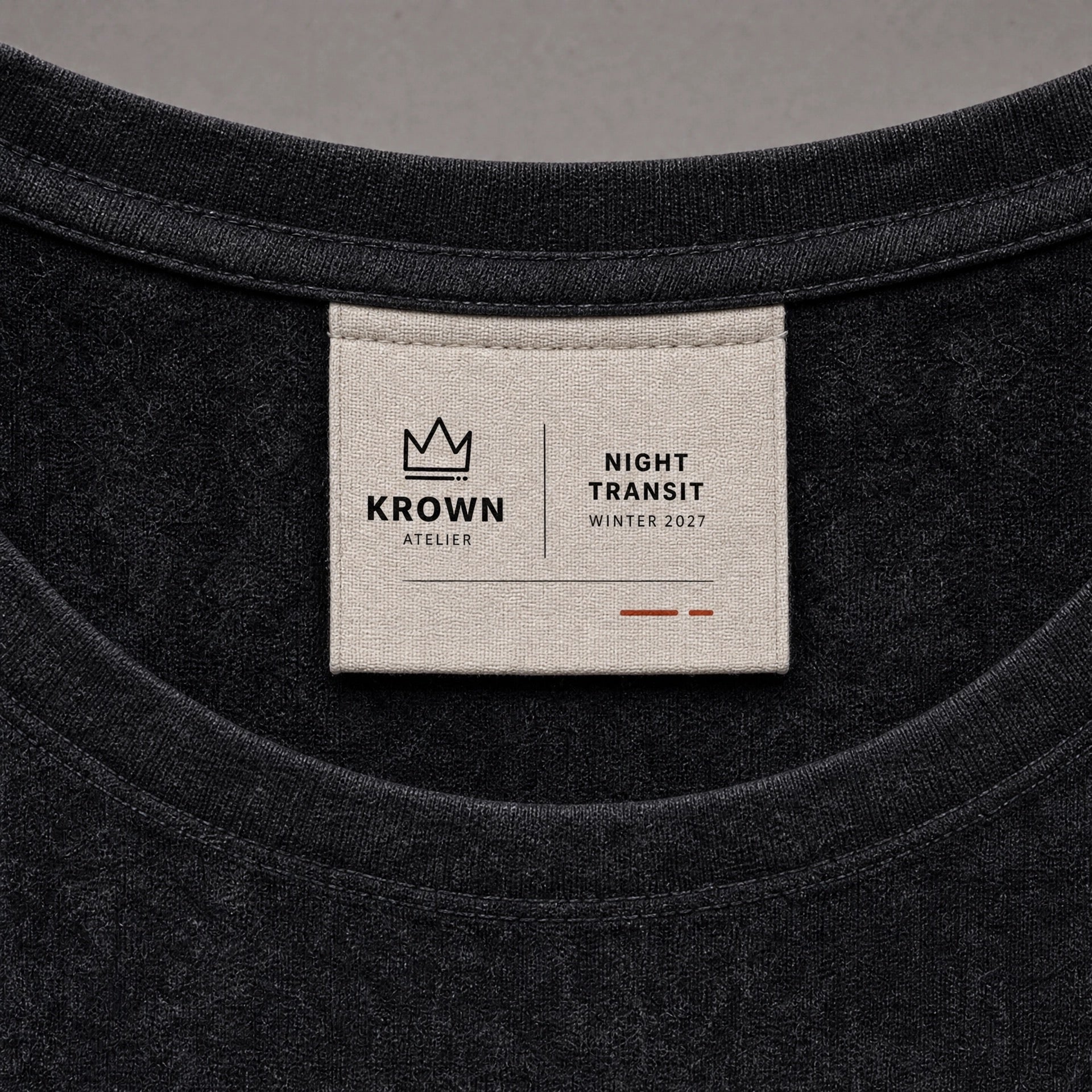 KROWN T-Shirt Dress | Oxidized Signal — Dress Capsule