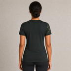 KROWN Damen Kurzarmshirt | Oliv Raster — Winter 2027