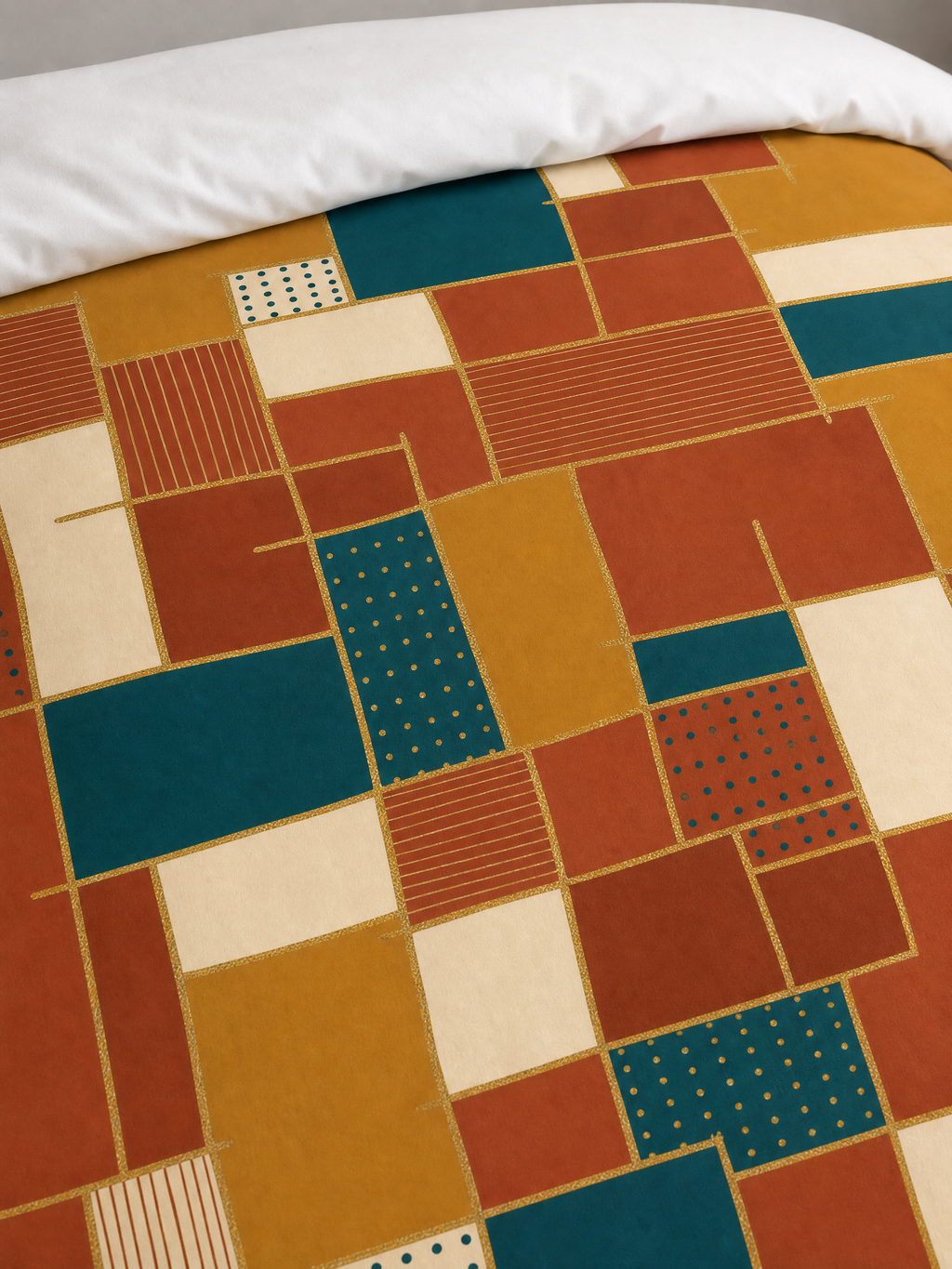 The Blocks | Duvet Set · 100% Organic Cotton Sateen