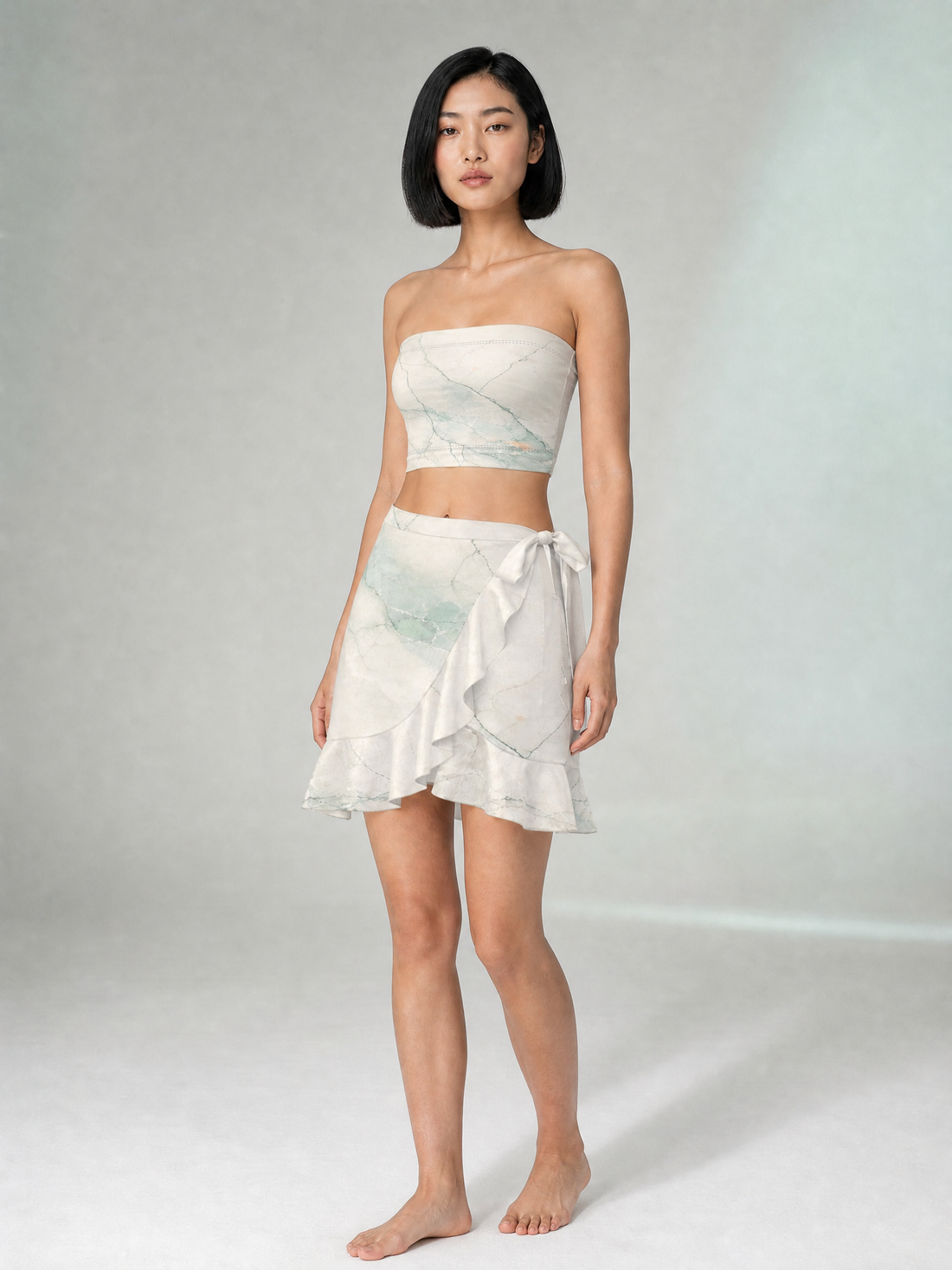 KROWN Flounce Skirt | Sea Glass Vein — Winter 2027
