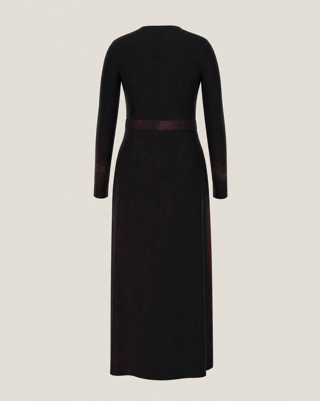 KROWN Wrap Dress | Crimson Nebula — Long