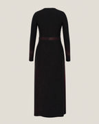 KROWN Wrap Dress | Crimson Nebula — Long