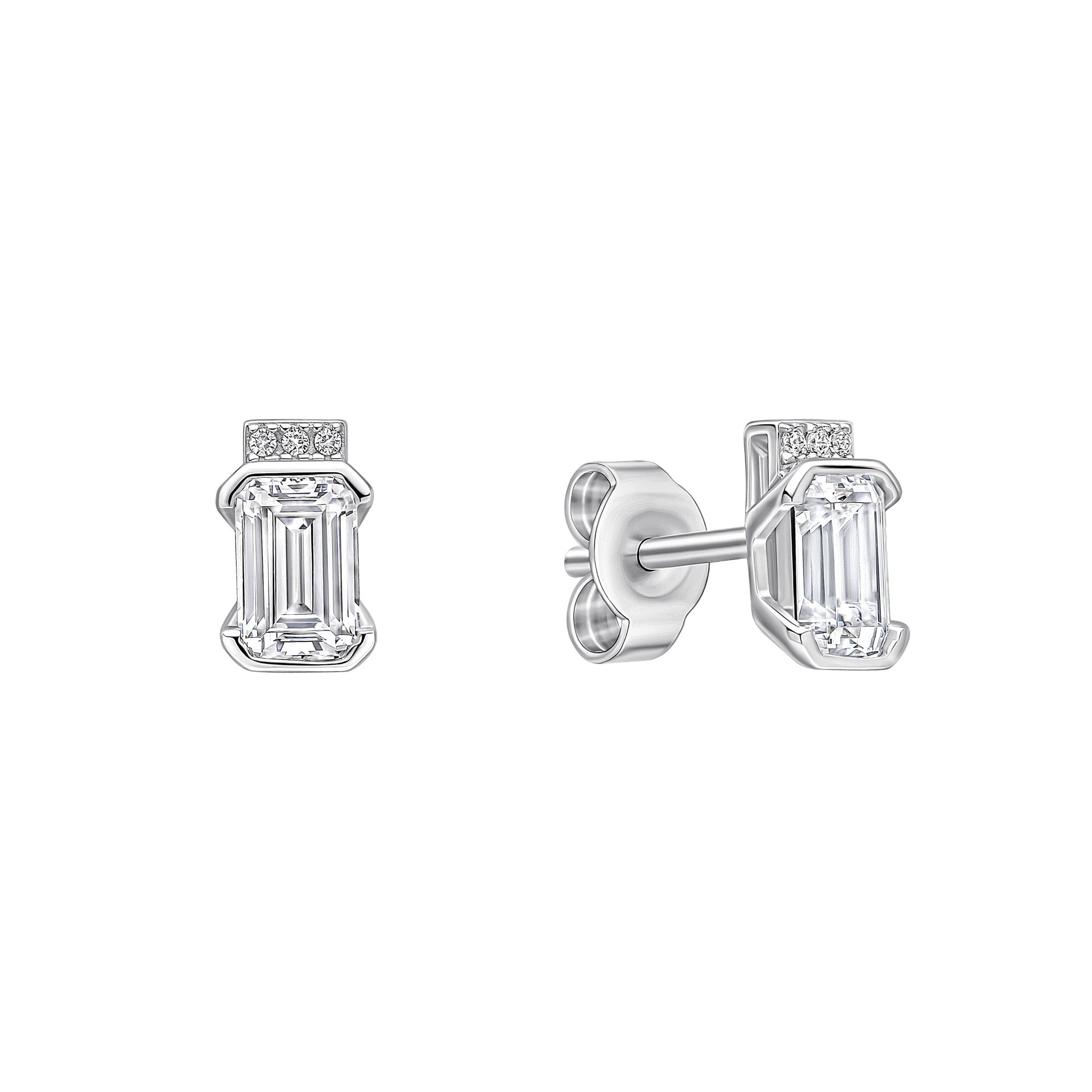 The Bezel | Zirconia Stud Earrings