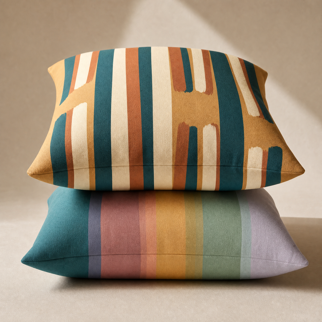 The Deep Cartographer | Pillow Set · Suede Vision