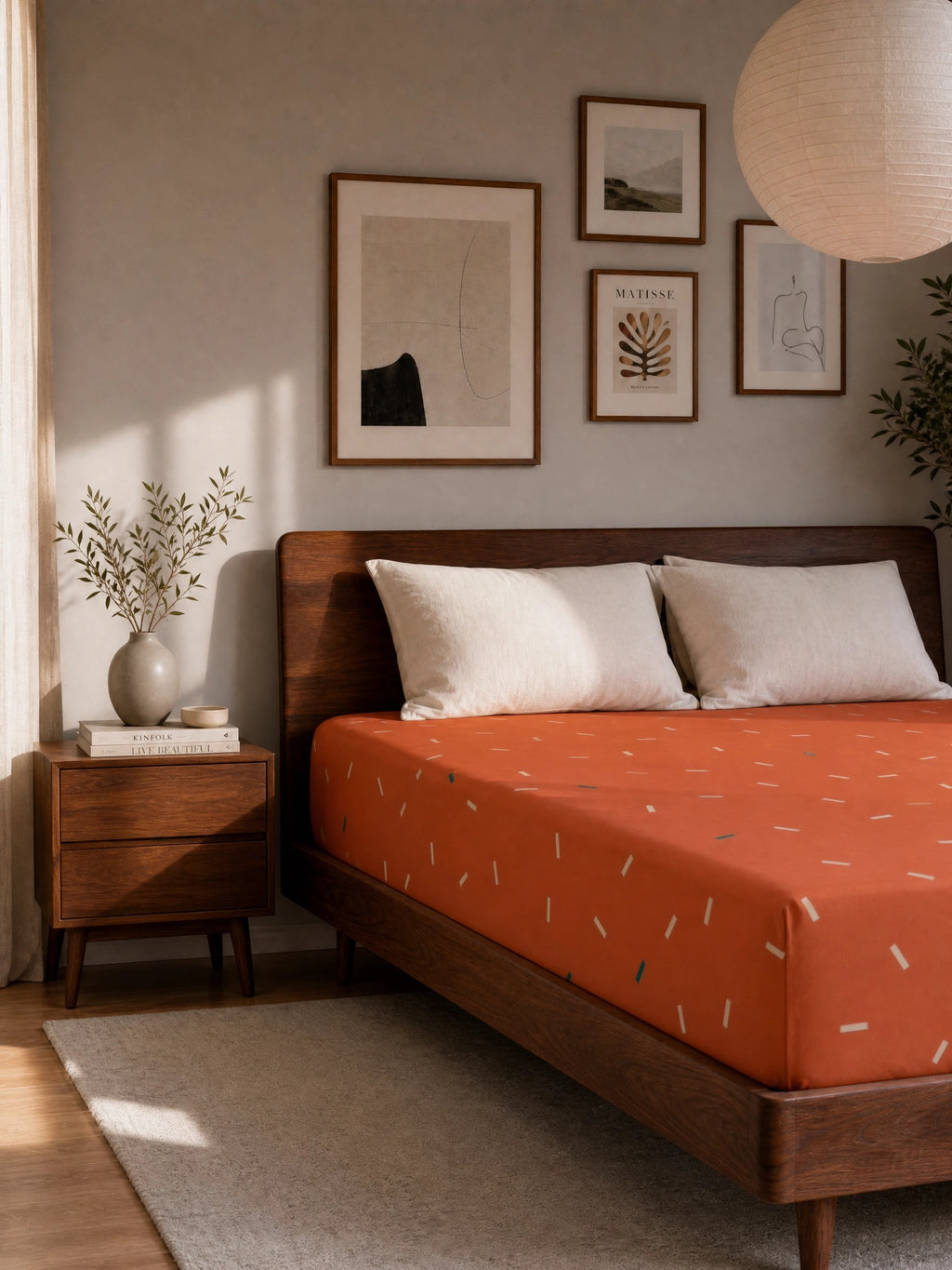 Open Count | Fitted Sheet · 100% Organic Cotton Sateen