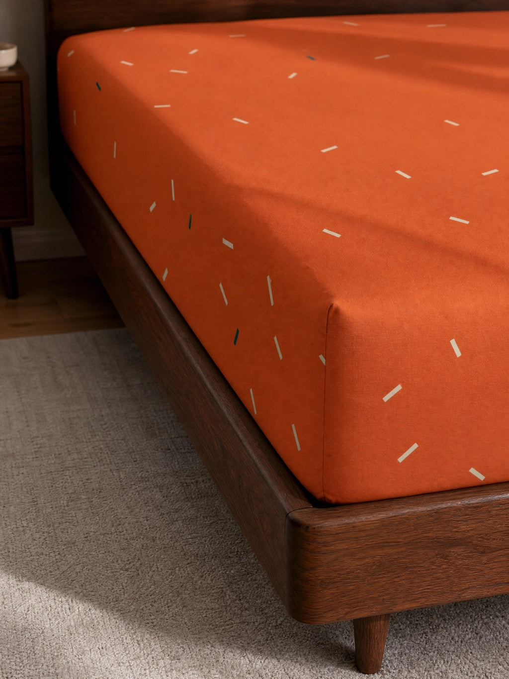 Open Count | Fitted Sheet · 100% Organic Cotton Sateen
