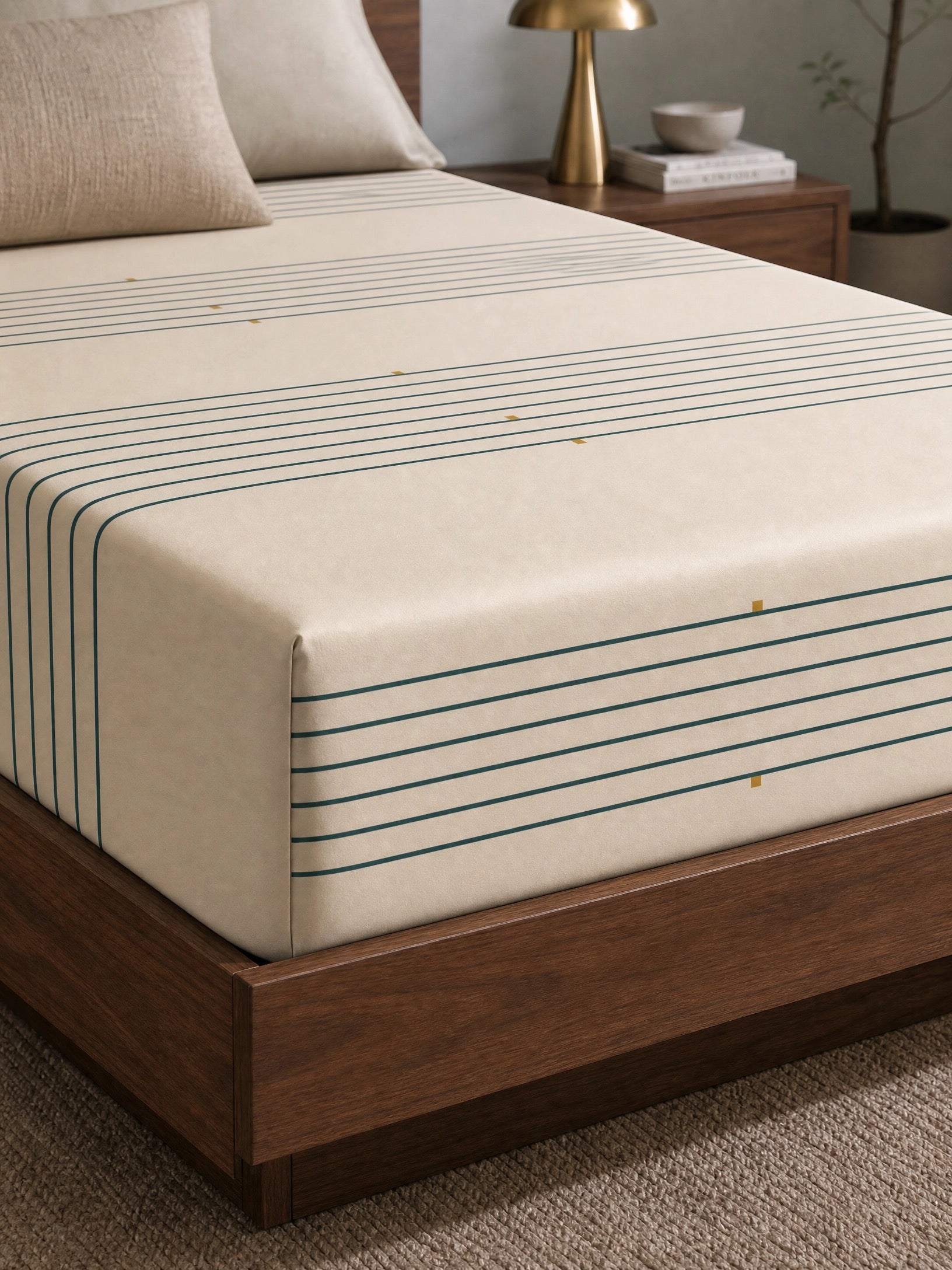 Document LXVI | Fitted Sheet · 100% Organic Cotton Sateen