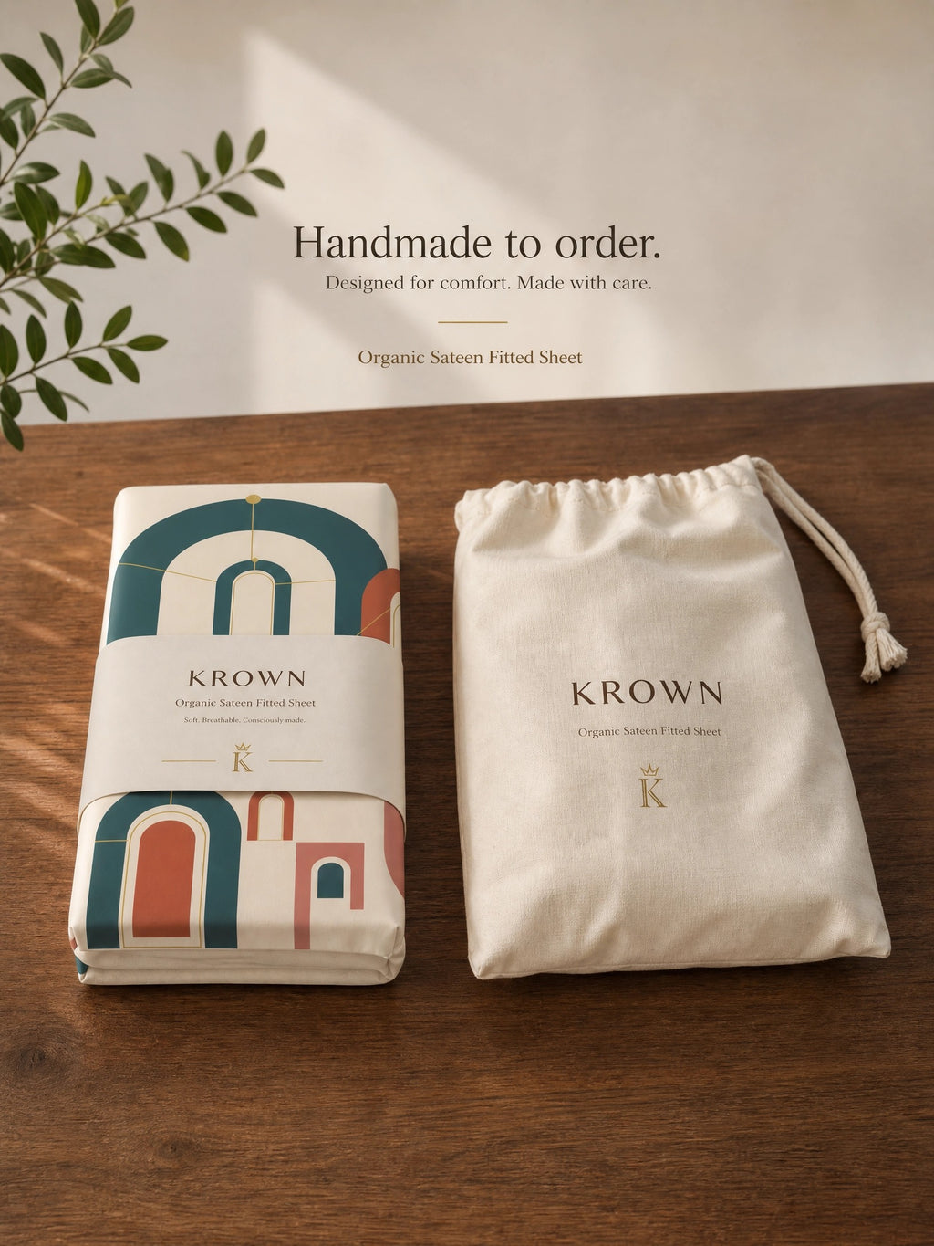 Every Arch | Fitted Sheet · 100% Organic Cotton Sateen