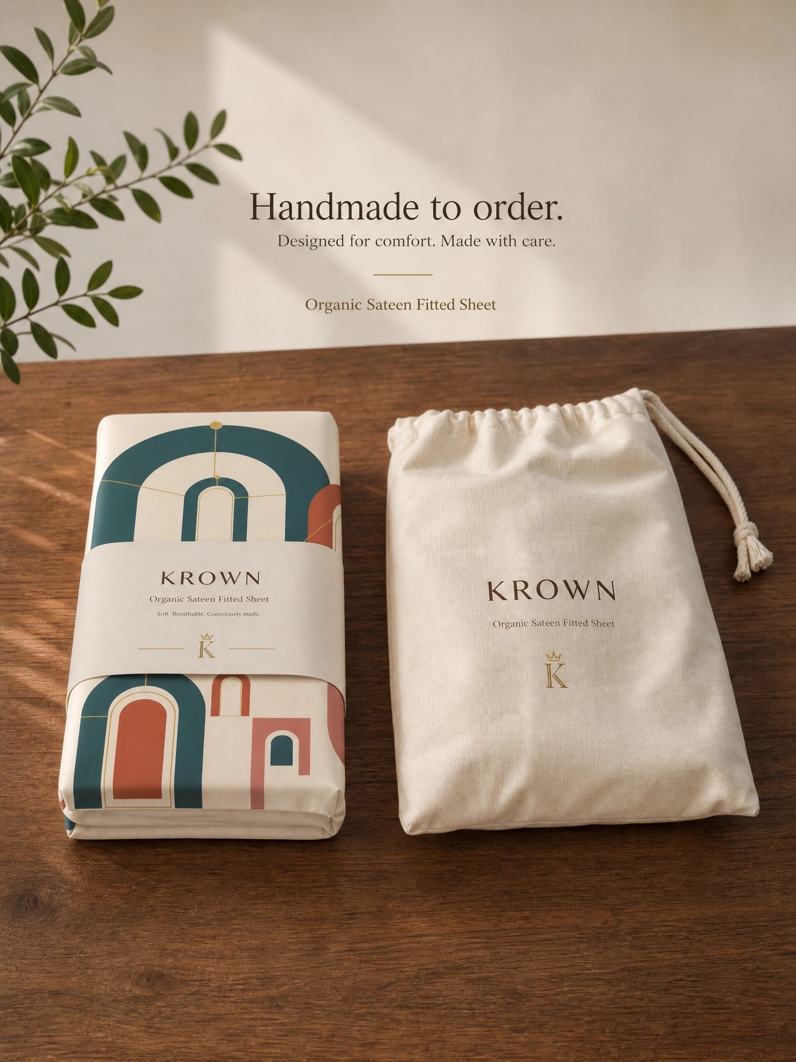 Every Arch | Fitted Sheet · 100% Organic Cotton Sateen