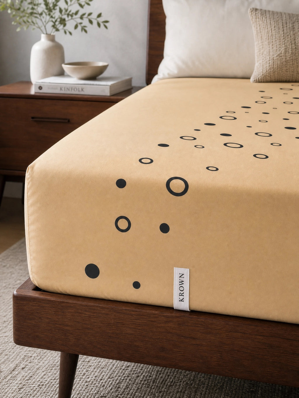 The Trail | Fitted Sheet · 100% Organic Cotton Sateen