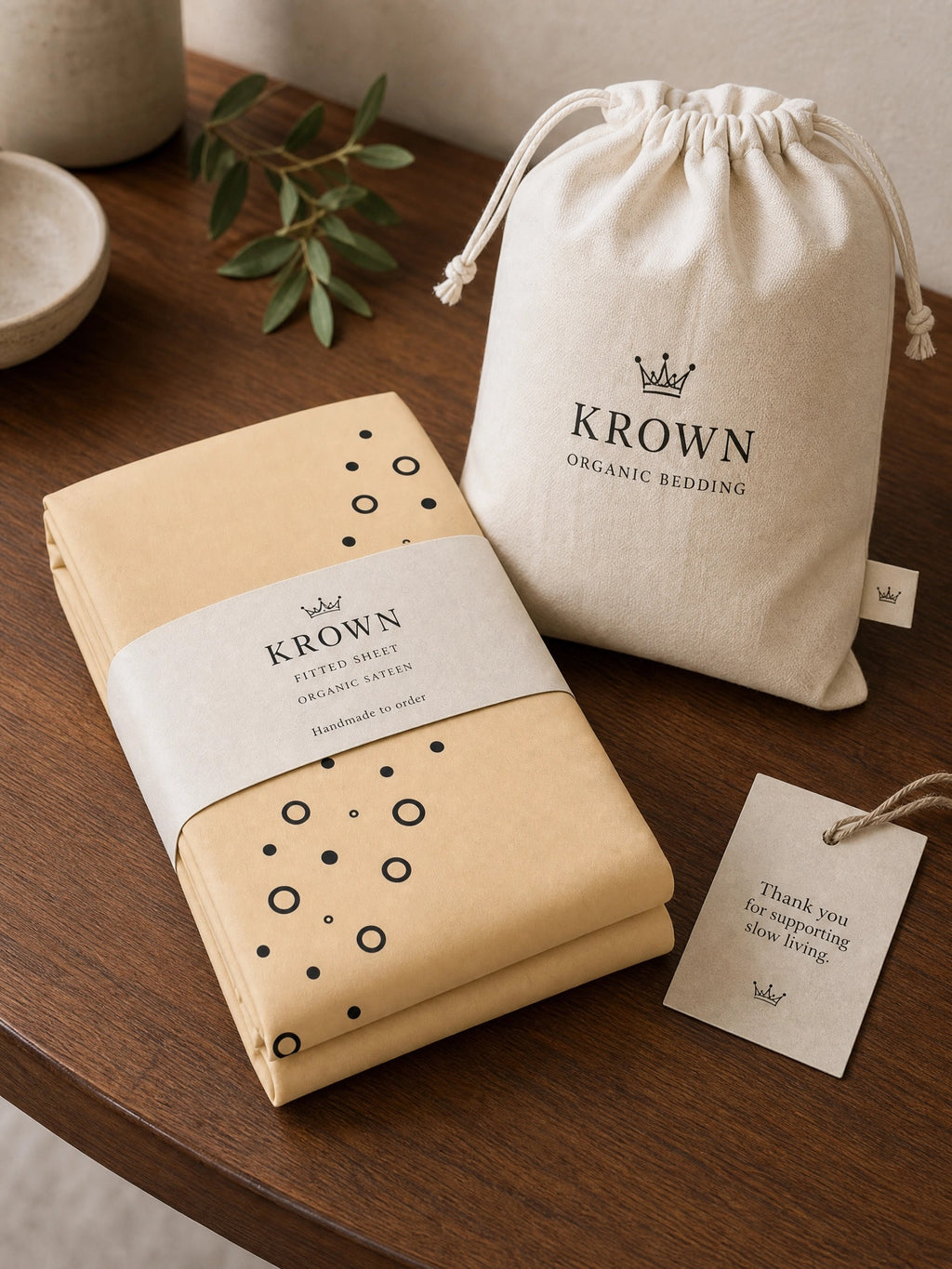 The Trail | Fitted Sheet · 100% Organic Cotton Sateen