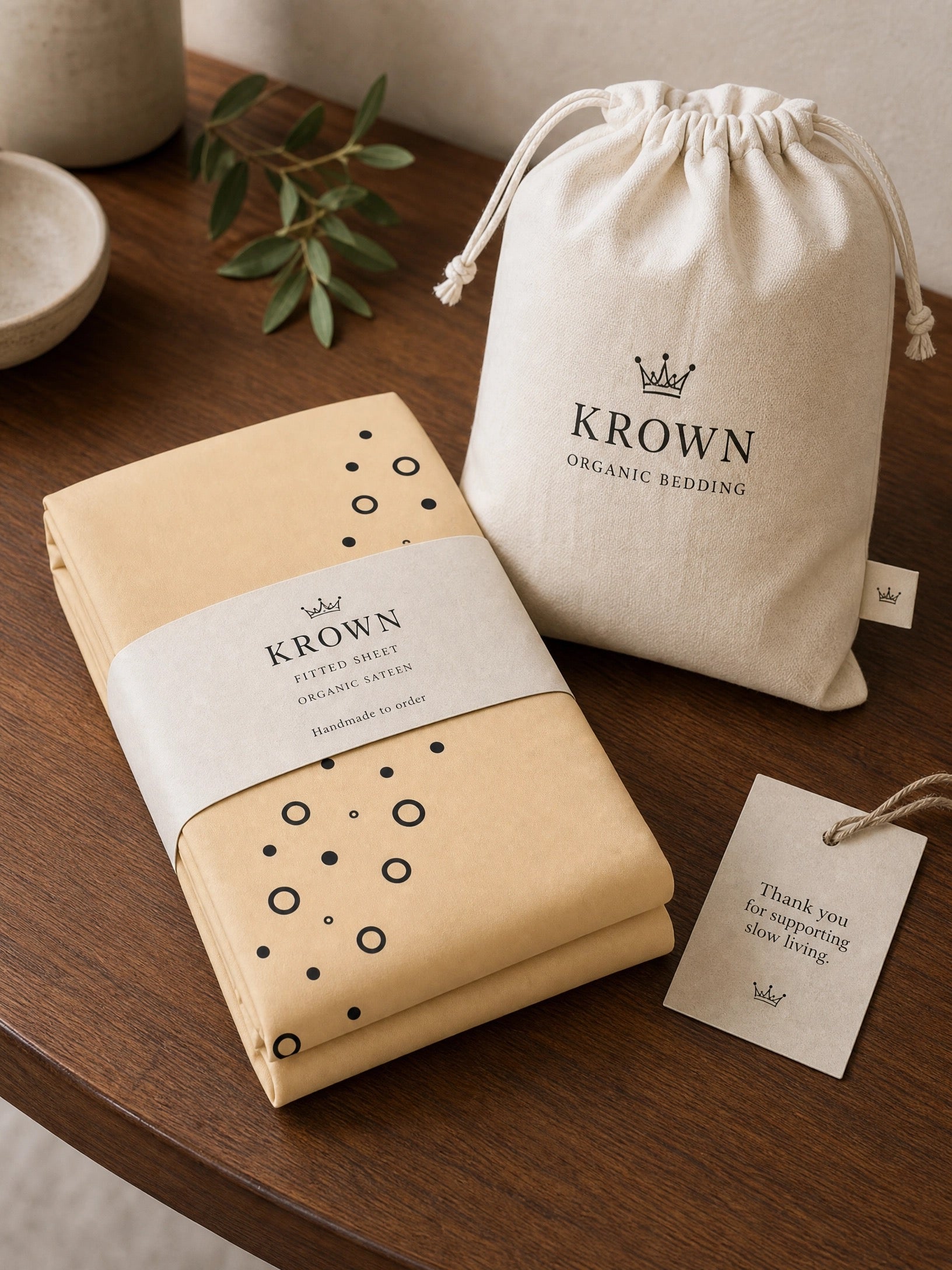 The Trail | Fitted Sheet · 100% Organic Cotton Sateen