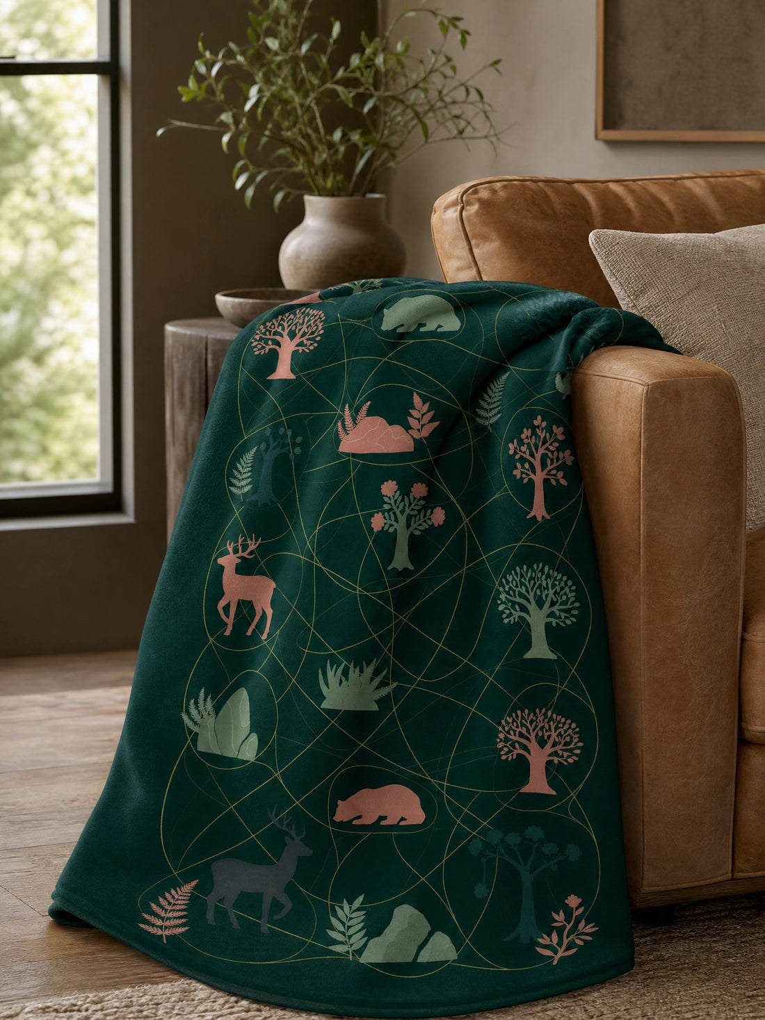 The Web | Sherpa Throw · Pink