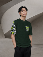 KROWN Field Print Tee | Cut-and-Sew All-Over