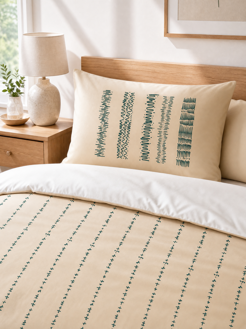 One Frequency | Duvet Set · 100% Organic Cotton Sateen