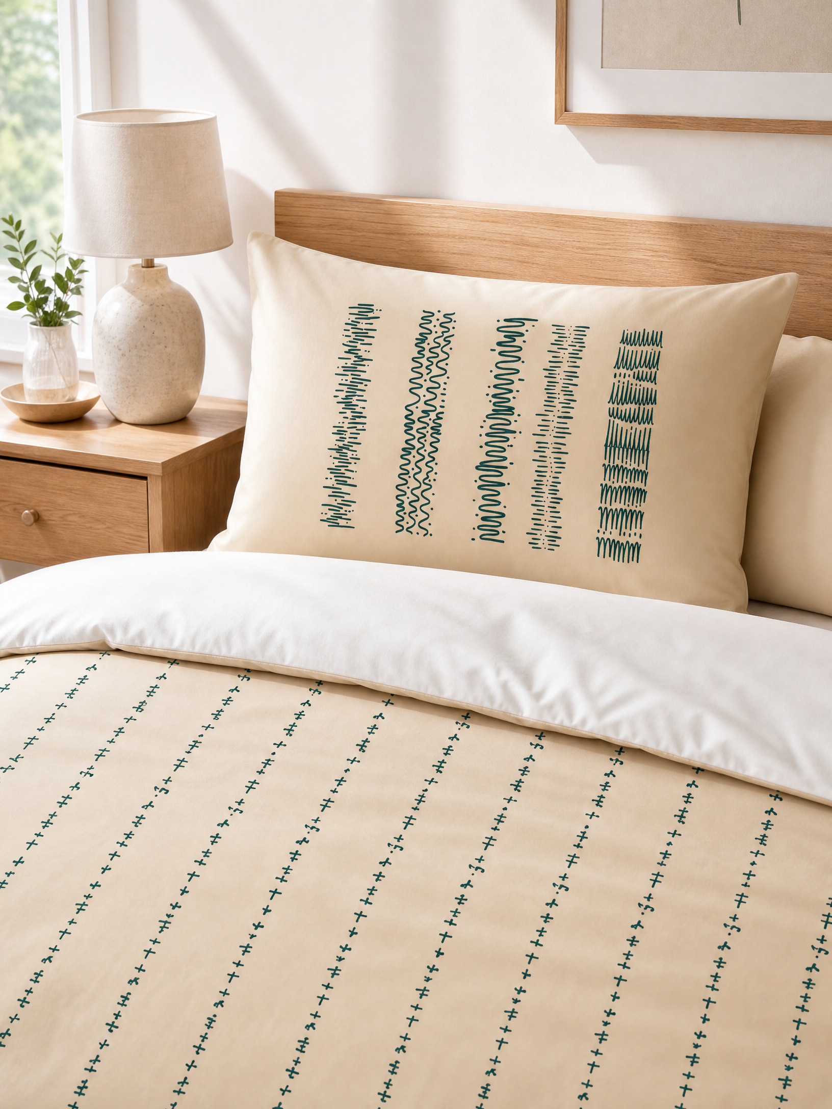 One Frequency | Duvet Set · 100% Organic Cotton Sateen