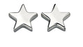 Silver Star Stud Earrings
