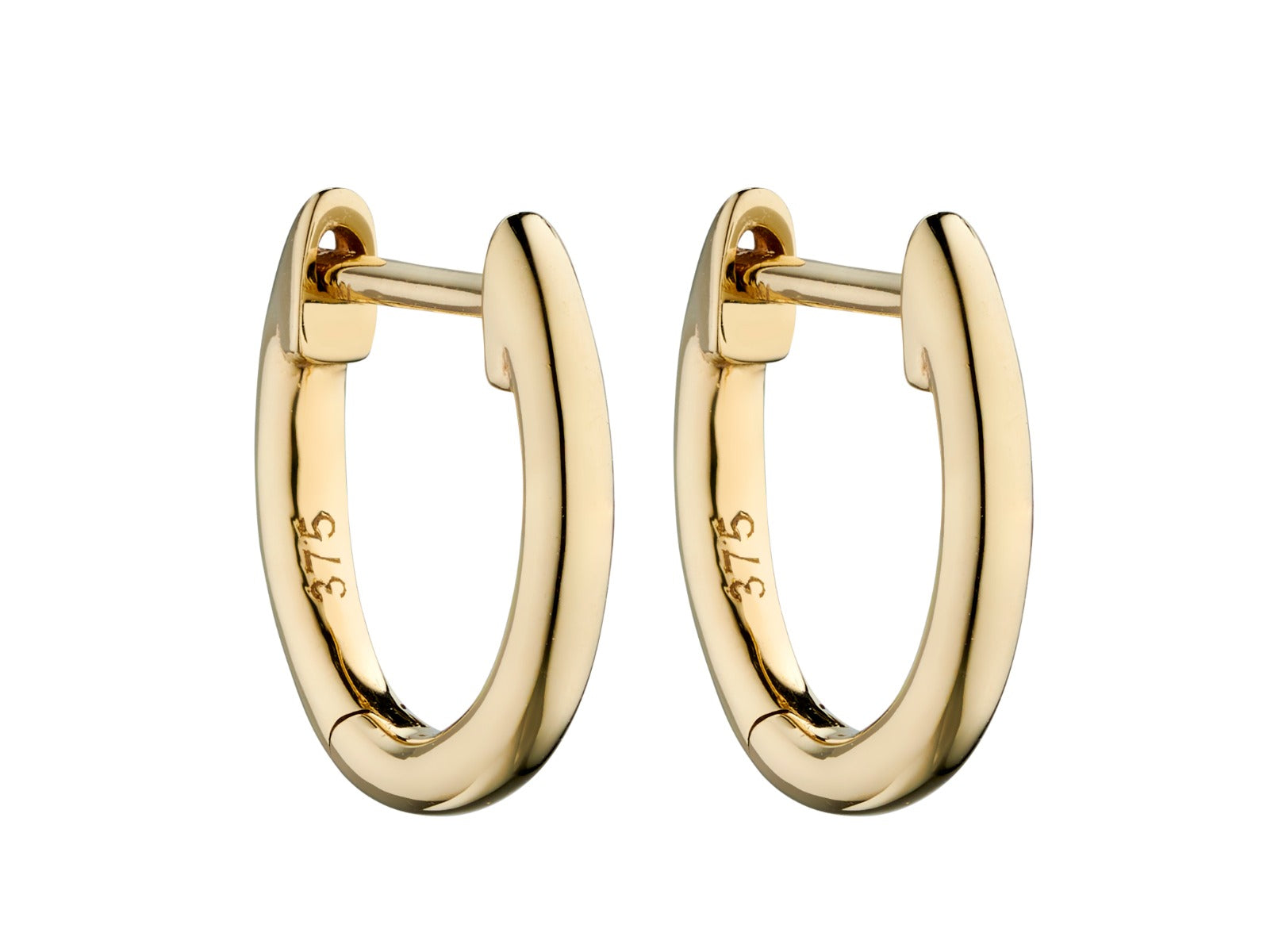 Gold Huggie Hoop Earrings