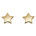 Gold Star Stud Earrings